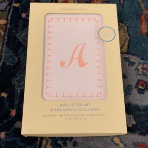 Pottery Barn Kids Letter Wall Art